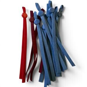 Blue Red Maroon Elastic Adjustable Pull Tab Crafting Masks Sewing Lot Of 11